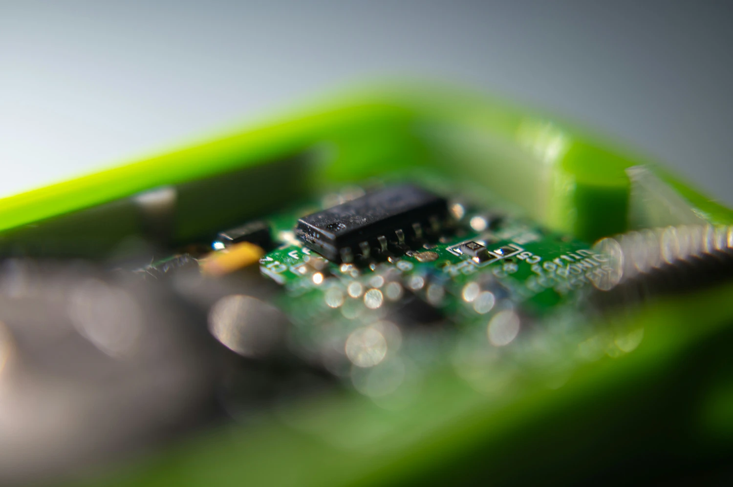 Close-up of a circuit board